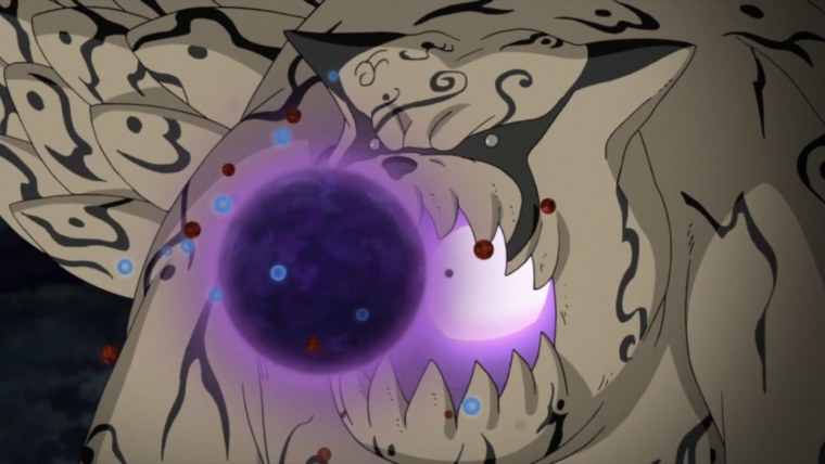 Взрыв в аниме Наруто