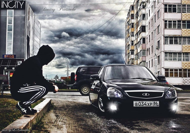 ВАЗ 2114 С автоматом АК 47