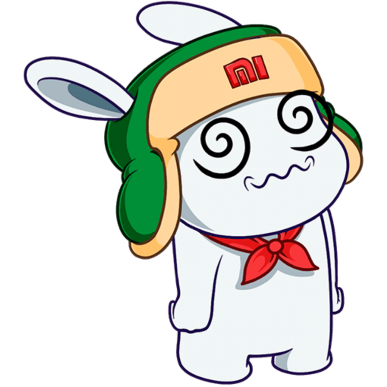 Кролик Xiaomi Стикеры