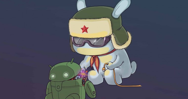 Заяц Xiaomi обои