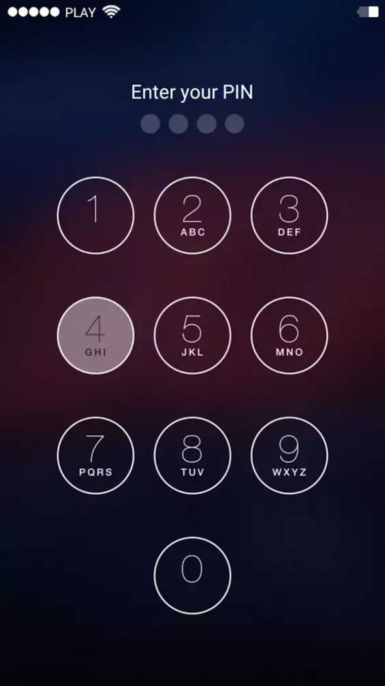 Забавный экран блокировки