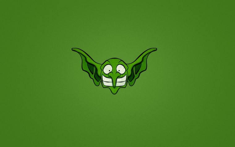 Прикольный зеленый фон