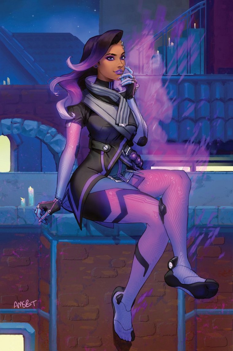 Сомбра овервотч feet