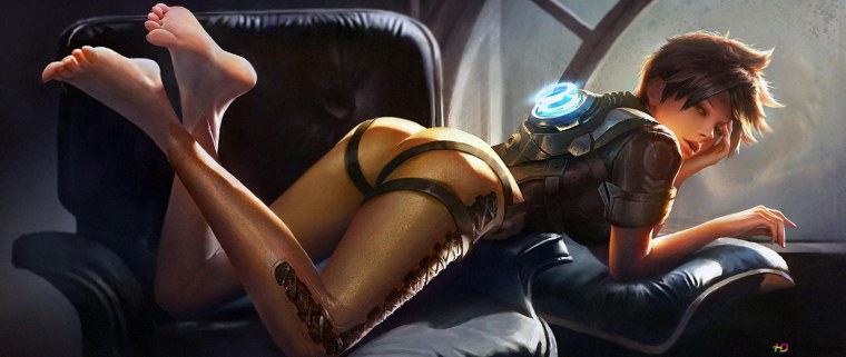 Овервотч фото в чулках