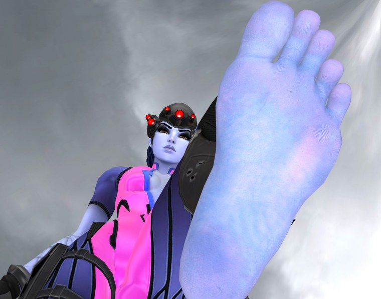 Overwatch Widowmaker feet