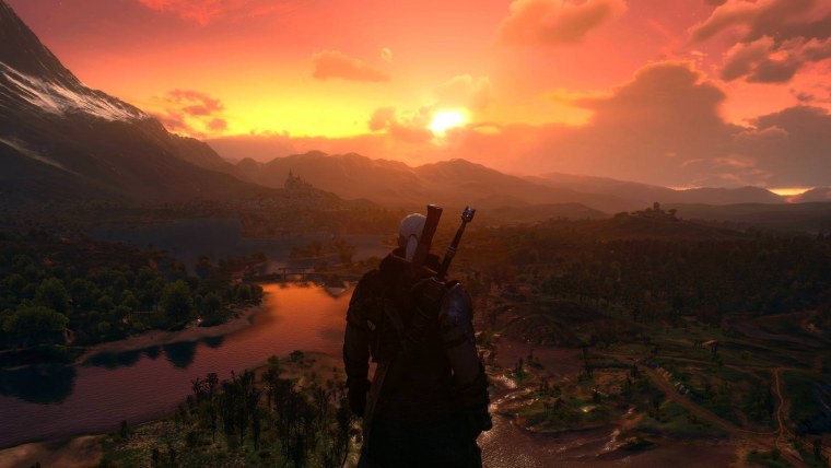 Ведьмак пейзажи Туссента рассвет