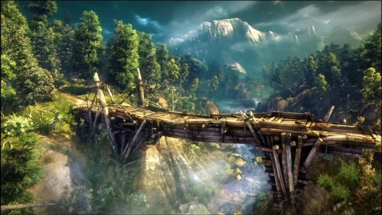 Ведьмак лес арт