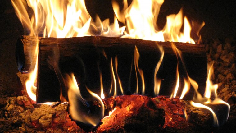 Костер фото