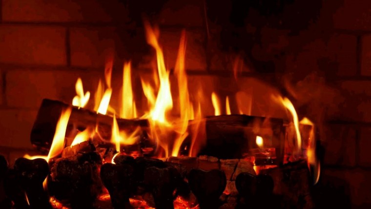 Красивый костер