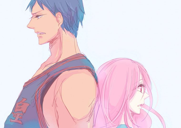 Баскетбол Куроко Аомине и его девушка