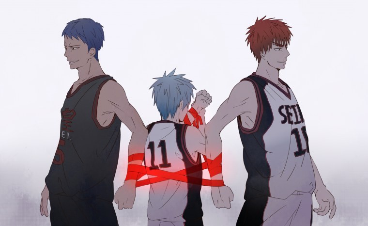 Баскетбол Куроко Кагами и Аомине Противостояние