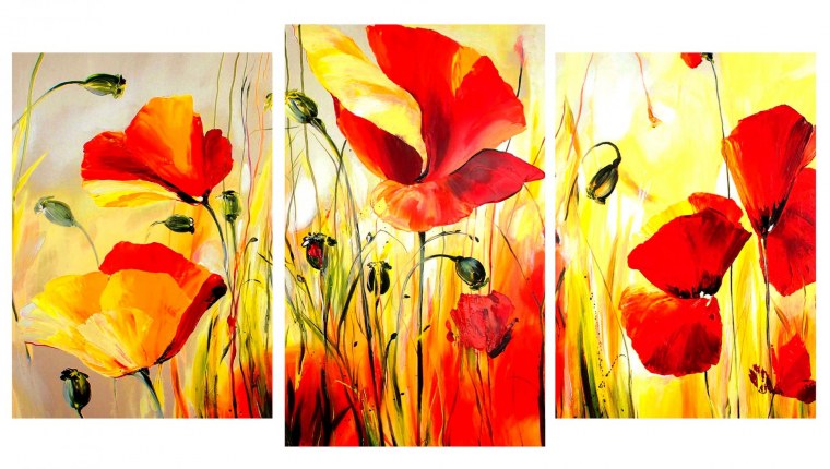 Модульный холст TOPPOSTERS X-234h