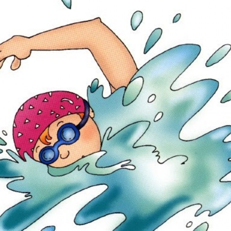 Плавание рисунок