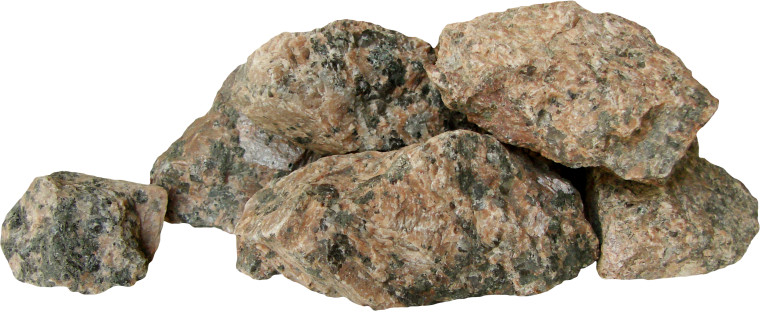 Камень на белом фоне