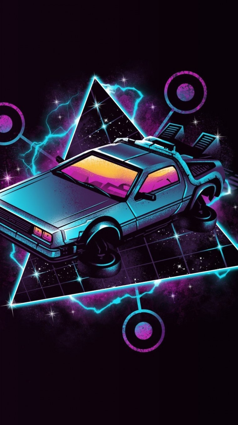 Обои на телефон неон