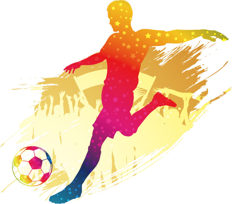 Силуэт футболиста