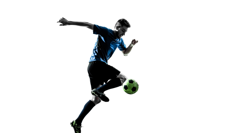 Футбол на белом фоне