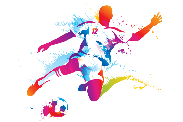 Футболист вектор