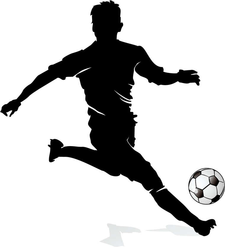 Футболист векторный