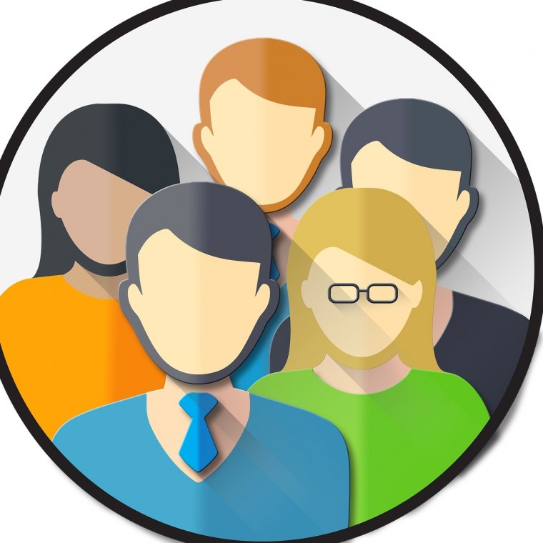 Группа людей значок