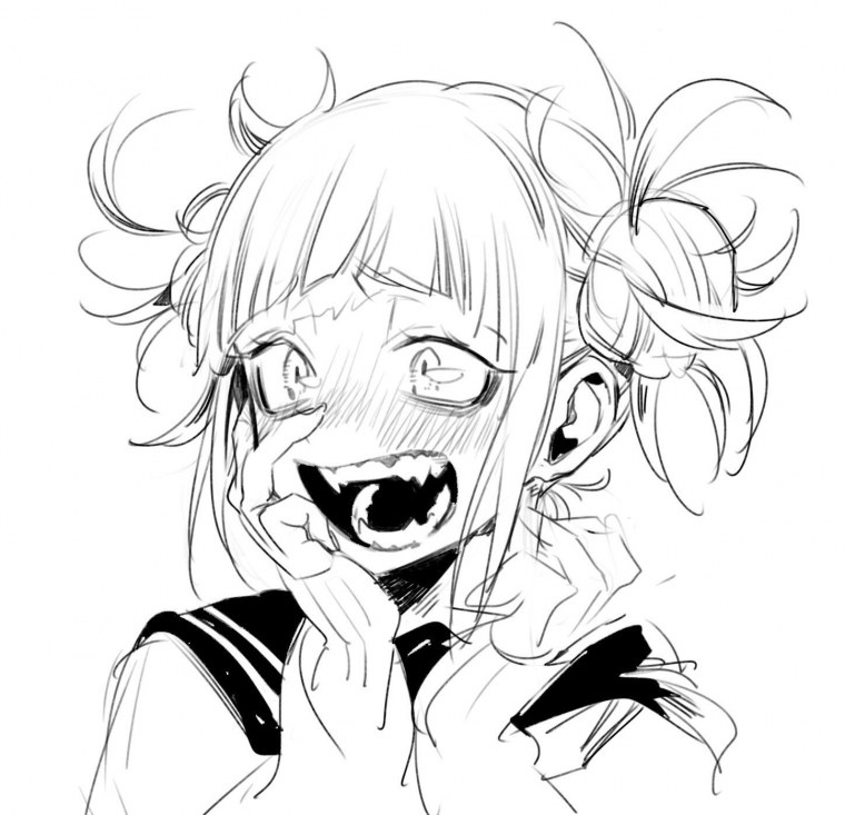 Тога геройская Академия ахегао Манга