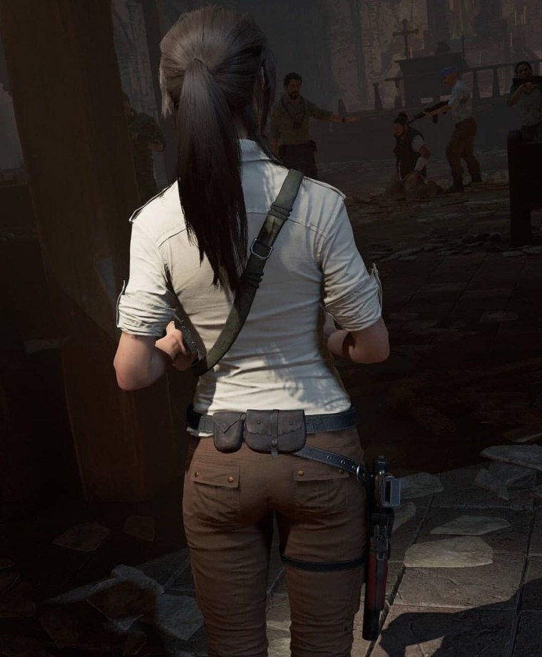 Rise of the Tomb Raider попа Лары