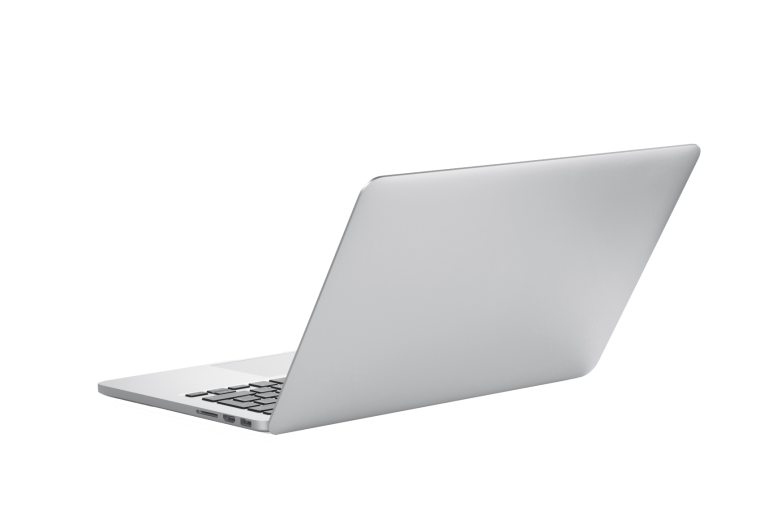 Ноутбук сзади 3d