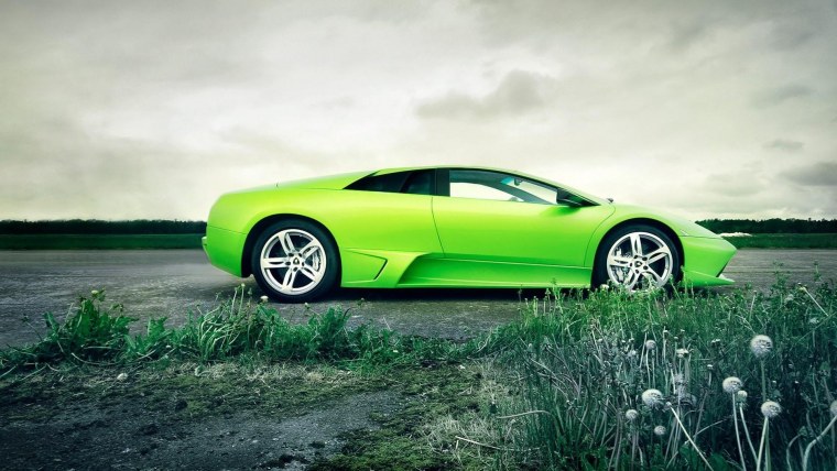 Lamborghini lp640 салатовый