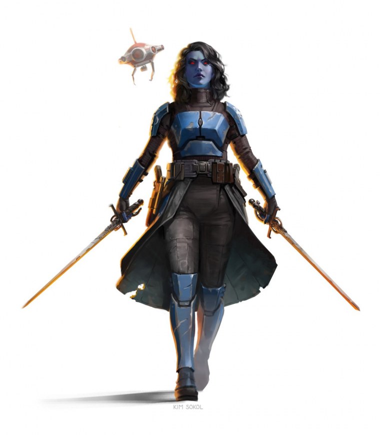 Девушка Галактический охотник за головами