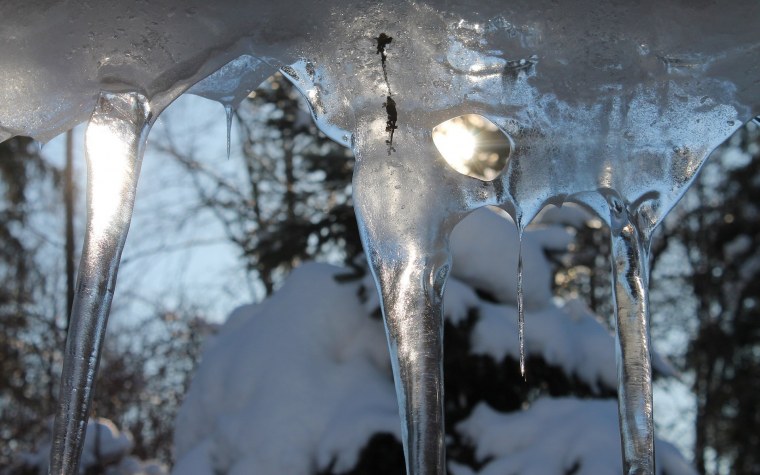 Рассвет сосульки