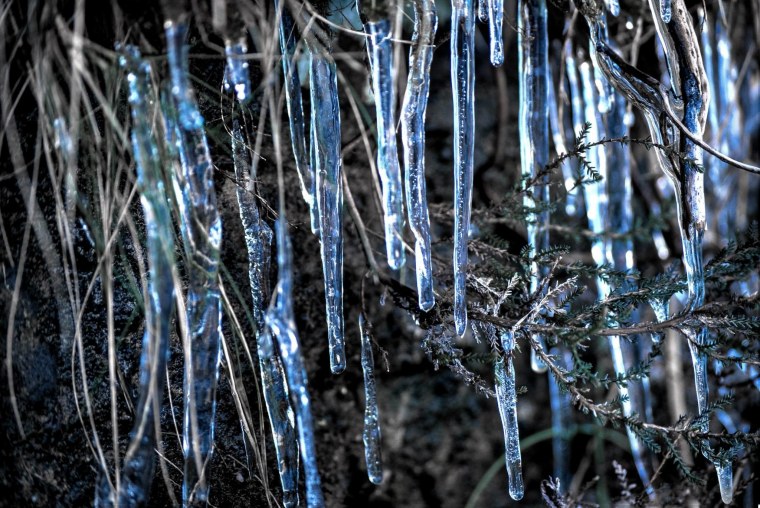 Лед сосульки