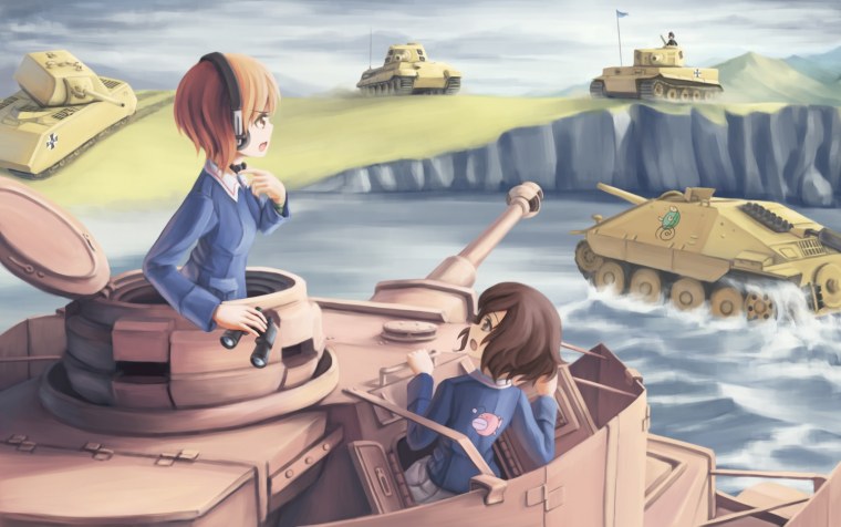 Girls und Panzer аниме
