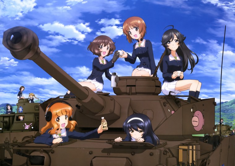 Аниме танкистки girls und Panzer