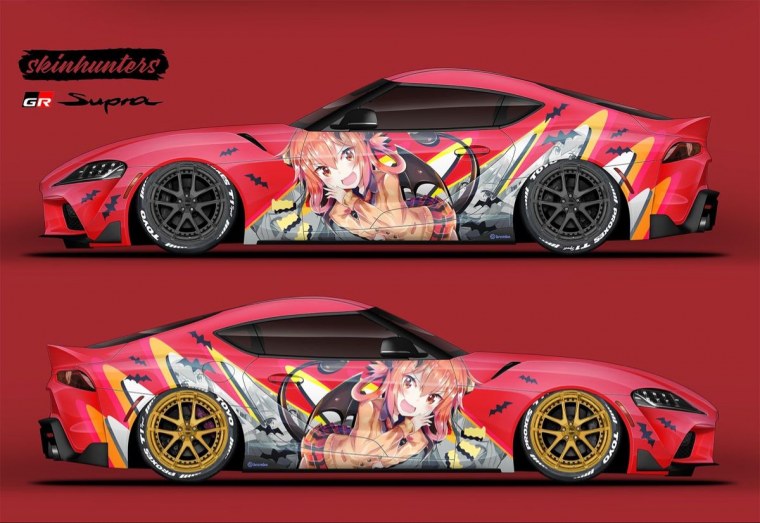 Supra a80 винил развертка