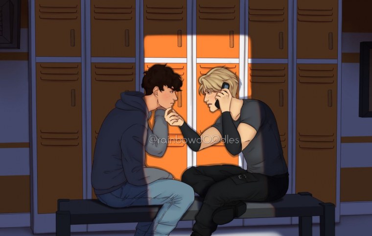 Лисья Нора Нил и Эндрю поцелуй