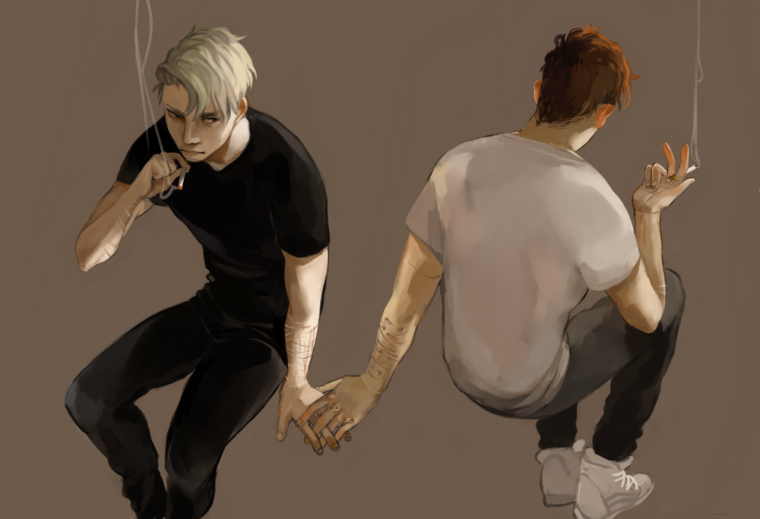 The Foxhole Court Эндрю и Нил арты