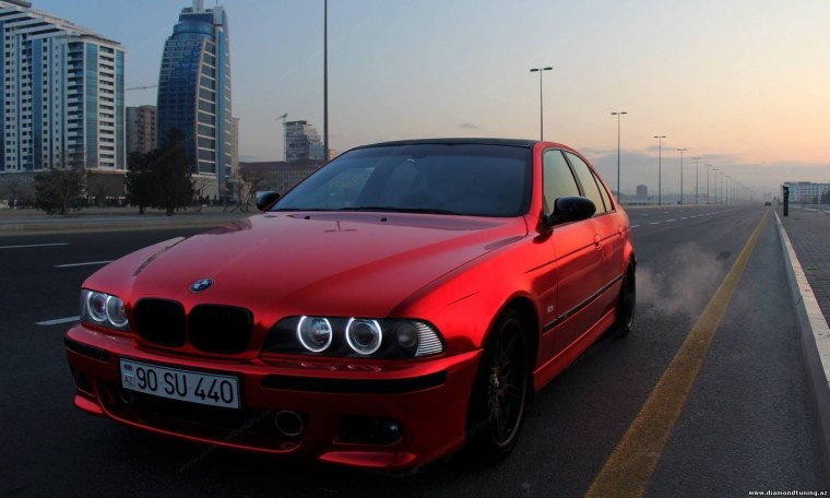 Матовая БМВ е39