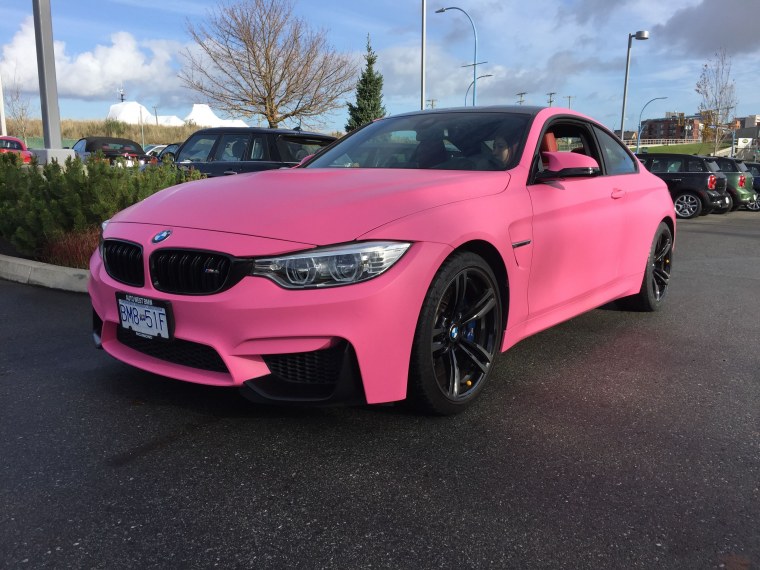 BMW m4 Pink