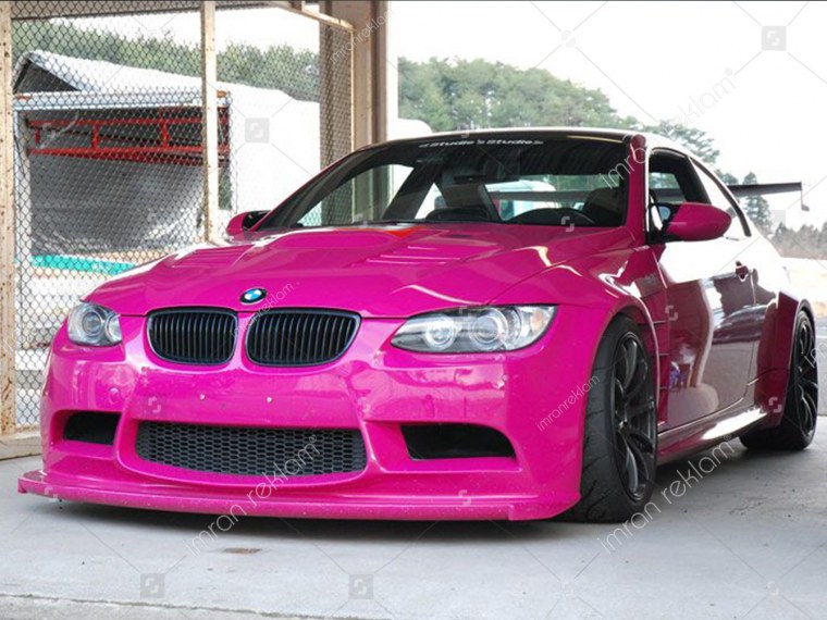 БМВ е46 розовая