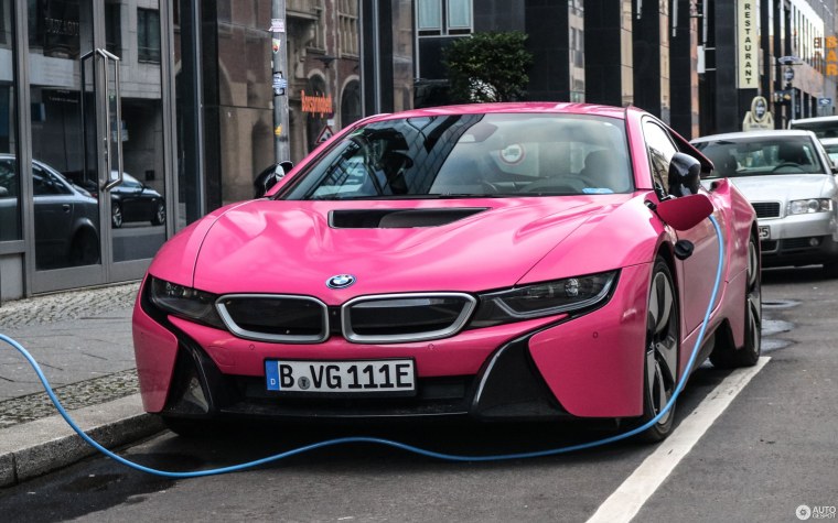 BMW i8 Pink Gold