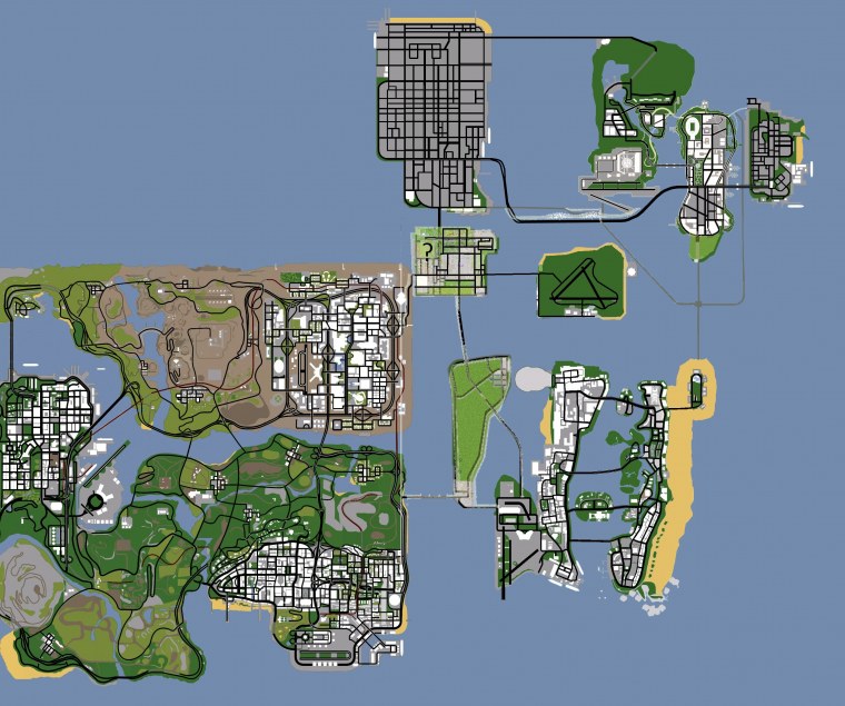 GTA sa карта Liberty City