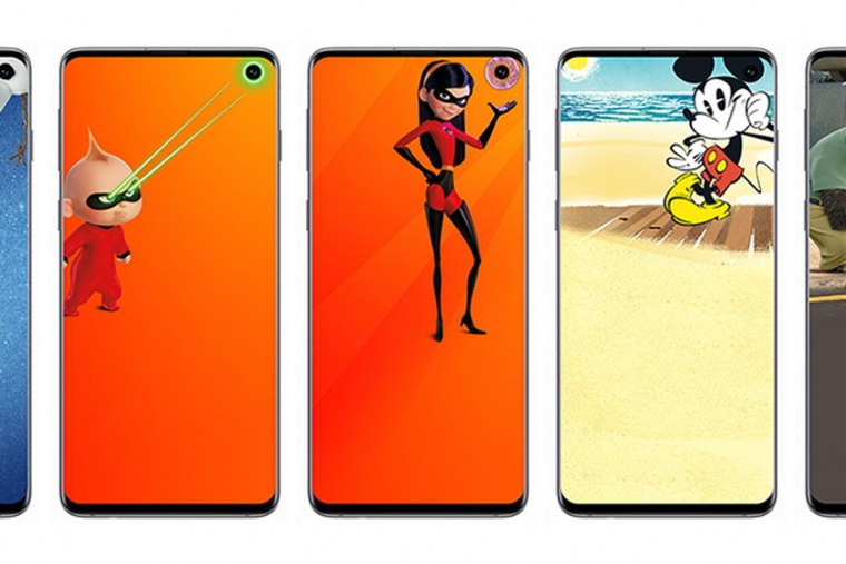 Обои для Samsung s10 Plus с вырезом под камеру