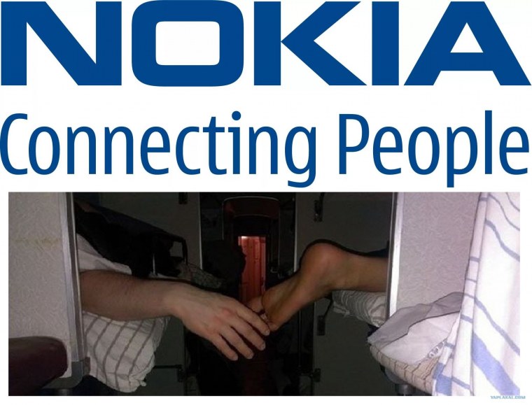 Nokia connecting people логотип