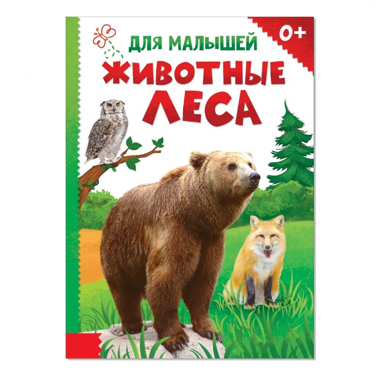 Лесные животные для малышей книжка