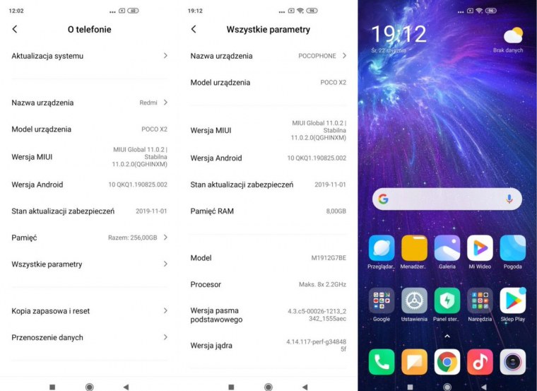 Параметры Xiaomi Redmi Note 10