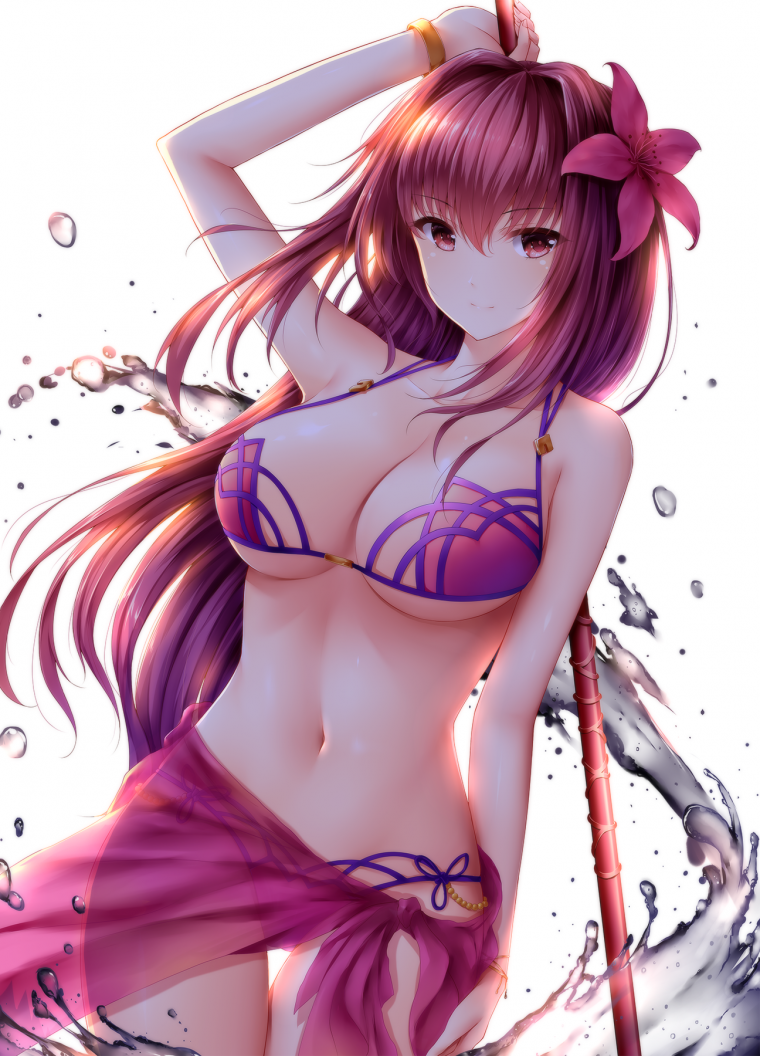 Scathach Fate в бикини