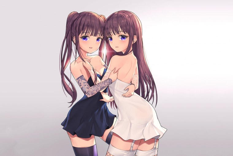 Парные обои для подруг