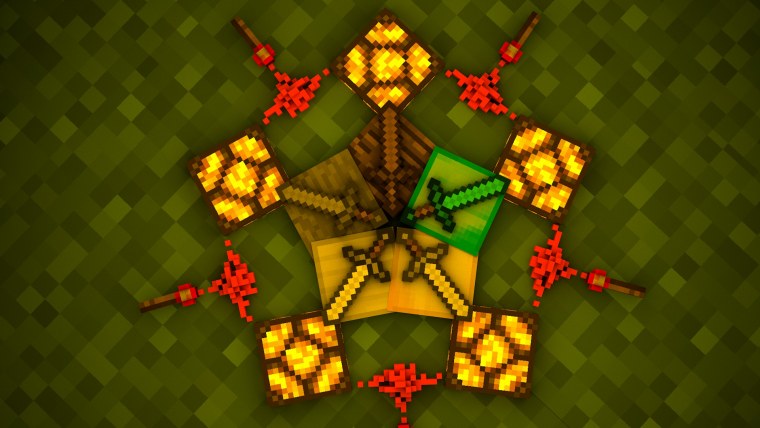 Полочки майнкрафт рабочий стол