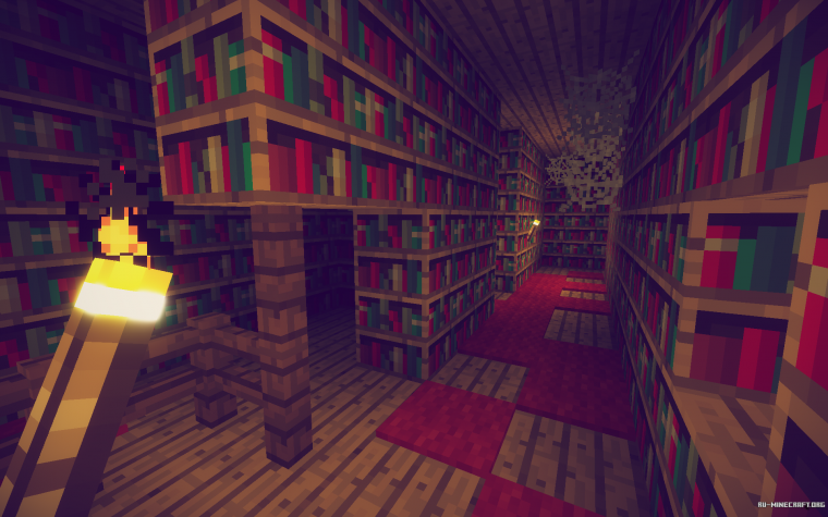 Комната в стиле майнкрафт