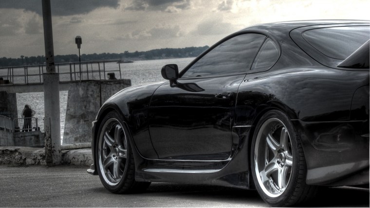 Toyota Supra a80 Black Night